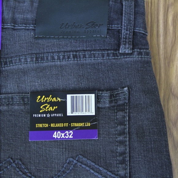 urban star men's stretch jeans